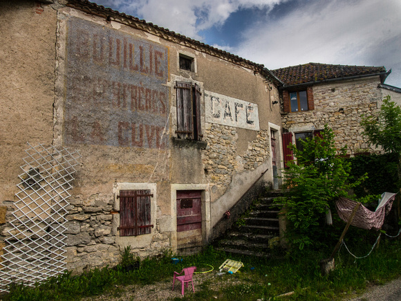 Old cafe, Caillac, France